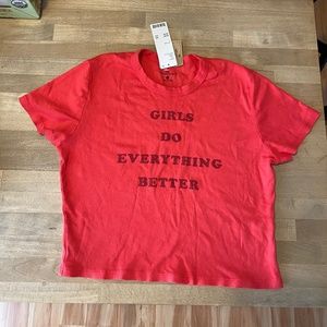 Future State Urban Outfitters soft cotton tshirt red/coral